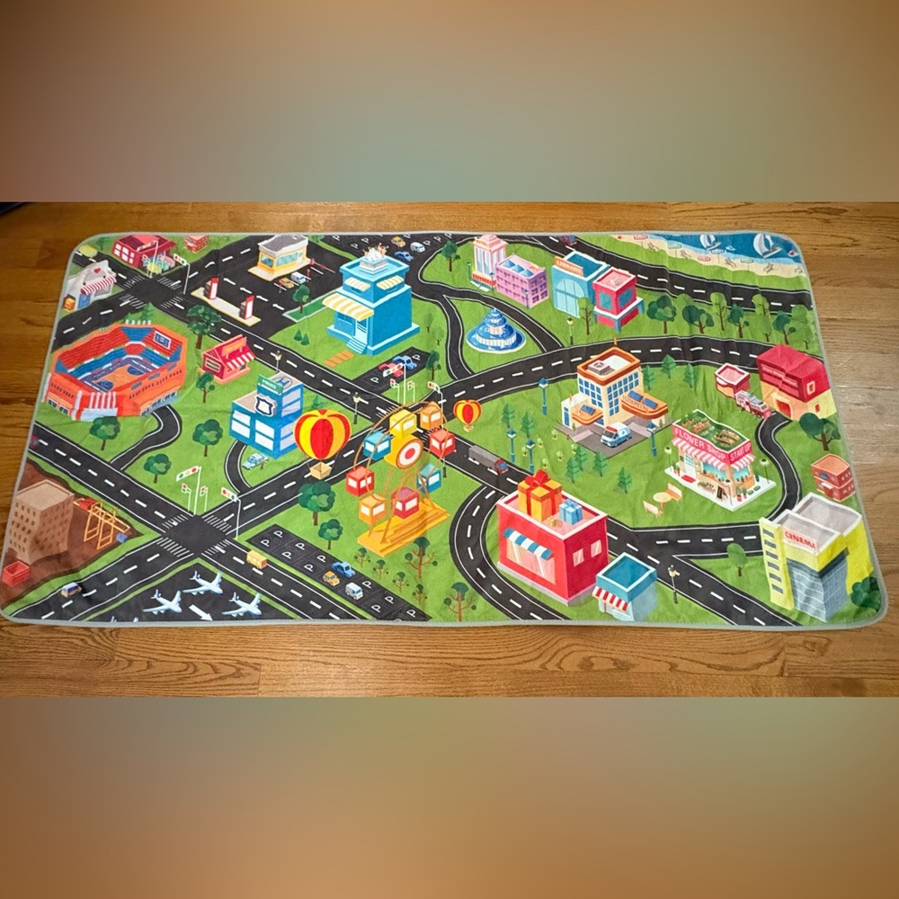 Colorful City Play rug